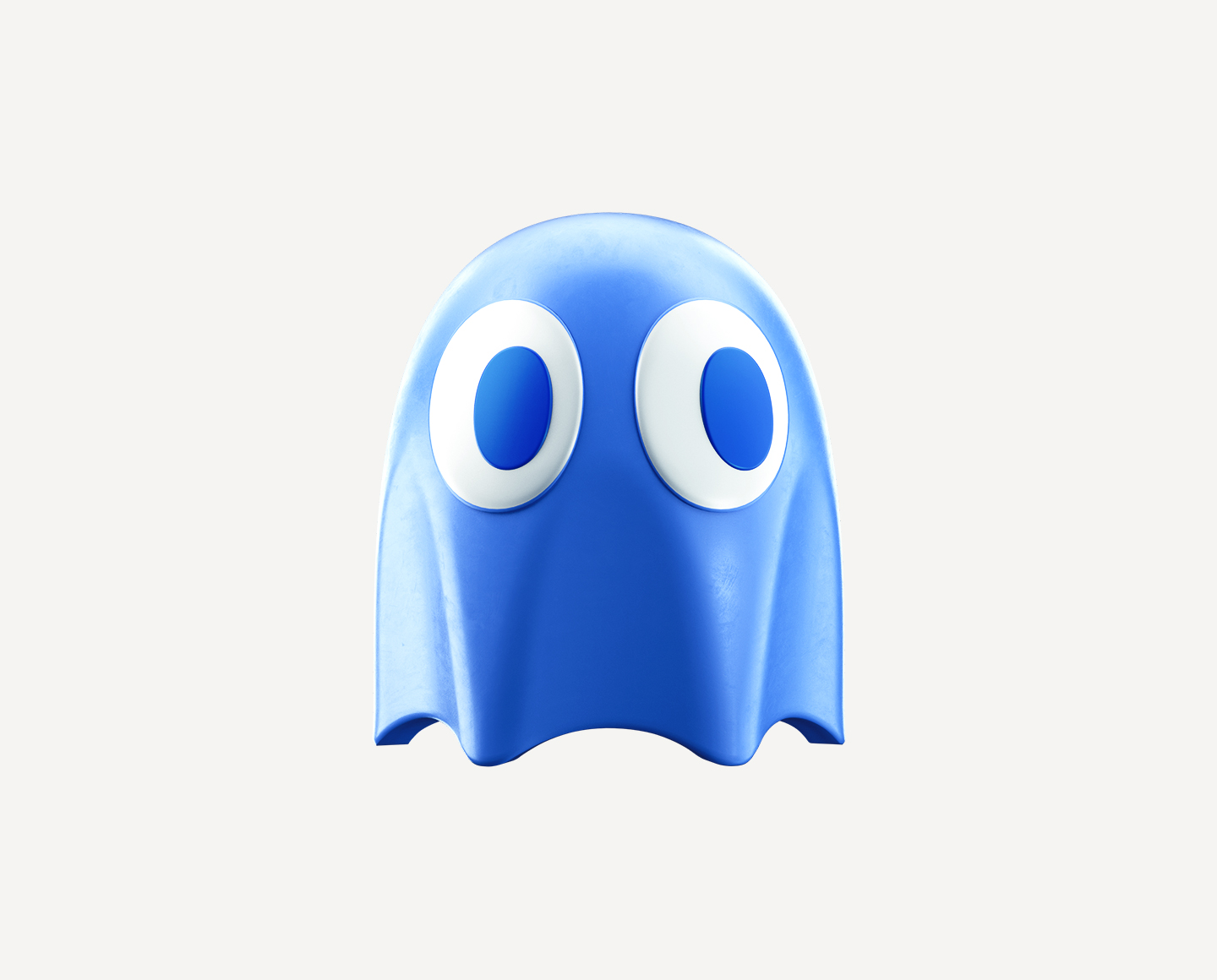 Blue Pacman Ghost