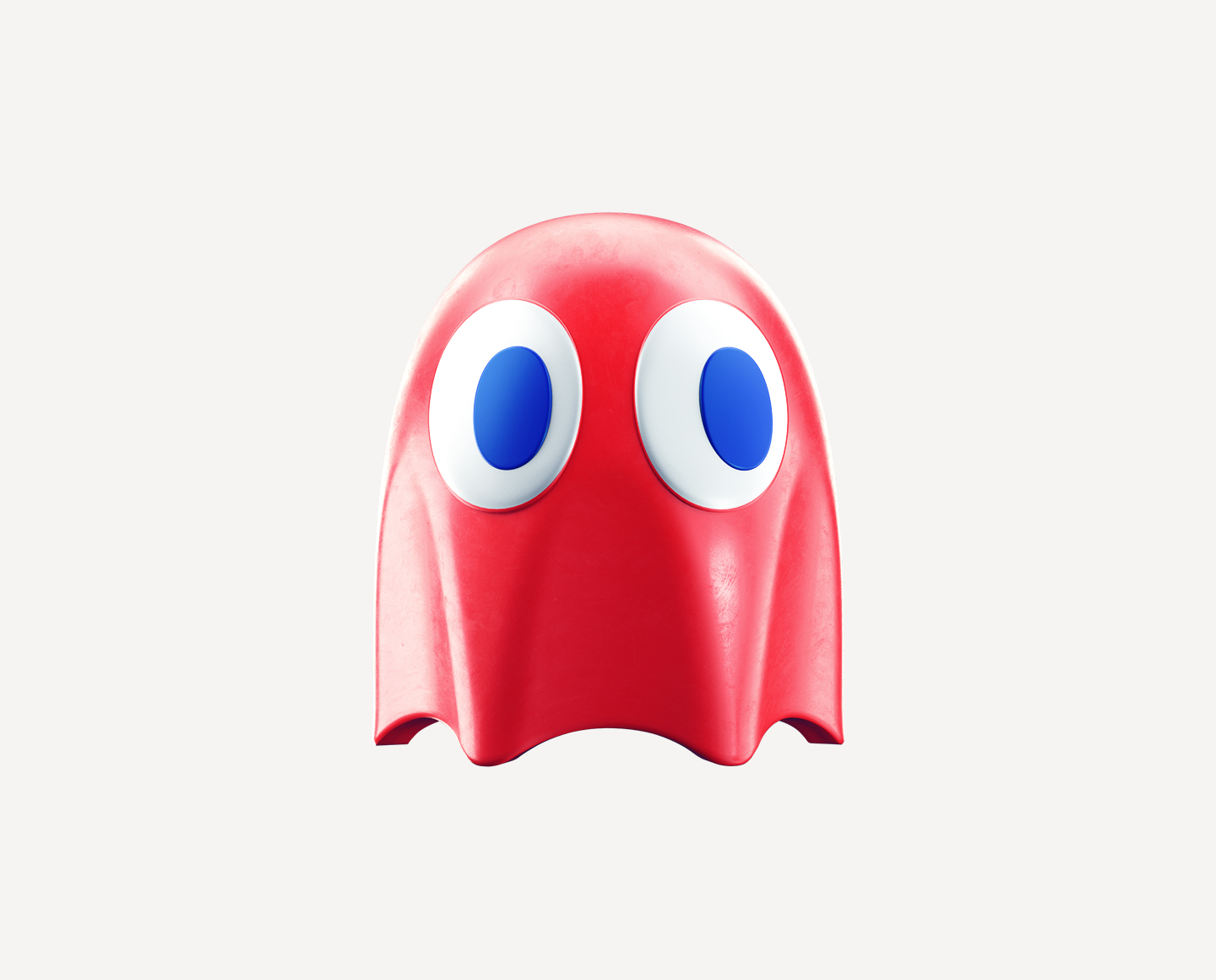 Red Pacman Ghost